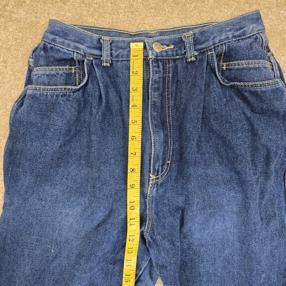 VTG 80s 90s Gitano Womens Mom Jeans Sz 16 Long Pleated High Rise Y2K Indie - Picture 8 of 9